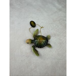 Green Sea Turtle Figurine Ornament Kauai Hawaiian